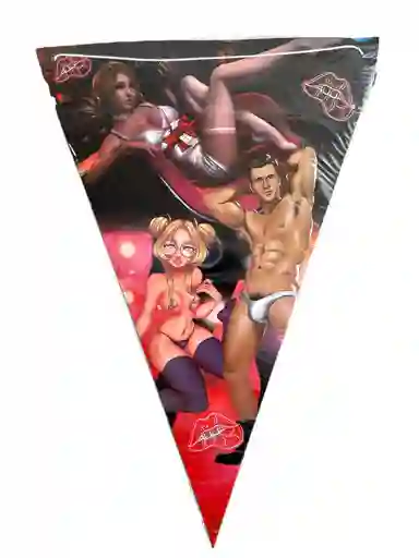Banderines Fiesta Adultos Tematica Sexy