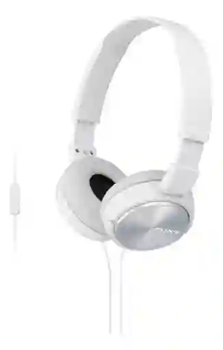 Audífonos Sony Con Funcion De Manos Libres Didema Sony Original Mdz Zx110ap Color Blanco