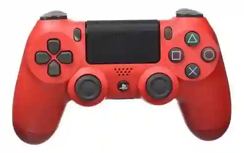 Control Joystick Inalámbrico Compatible Playstation Dualshock 4 Ps4 Generic Color Rojo