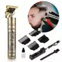 Maquina Buda Recortadora Patillera Recargable Color Dorado 110v T99