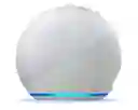 Amazon Echo Dot 5th Gen Con Reloj Y Asistente Virtual Alexa Pantalla Integrada Color Blanco