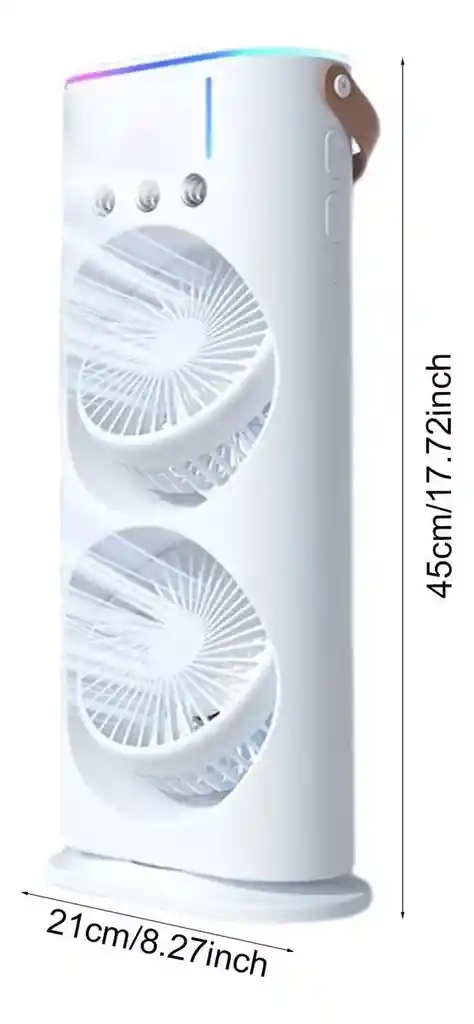 Ventilador De Escritorio Usb De Doble Cabezal Circulación S