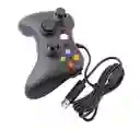 Joystick Mando Control Xbox 360 Pc Y Consola Xbox 360 Color Negro