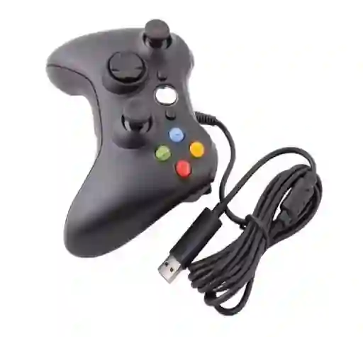 Joystick Mando Control Xbox 360 Pc Y Consola Xbox 360 Color Negro