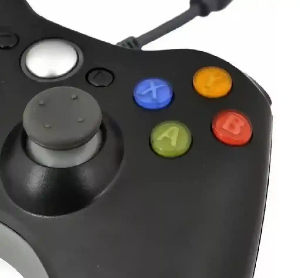 Joystick Mando Control Xbox 360 Pc Y Consola Xbox 360 Color Negro