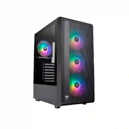 Caja Thermaltake S200 Tg Argb 4 Fan Fuente 650 Bronce Black