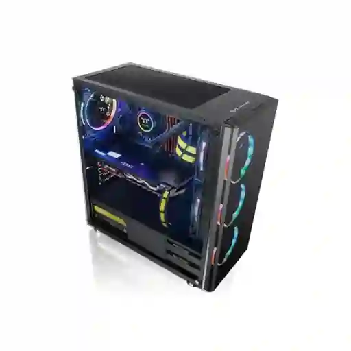 Caja Thermaltake V200 Tg Fuente 600 Black Vidrio