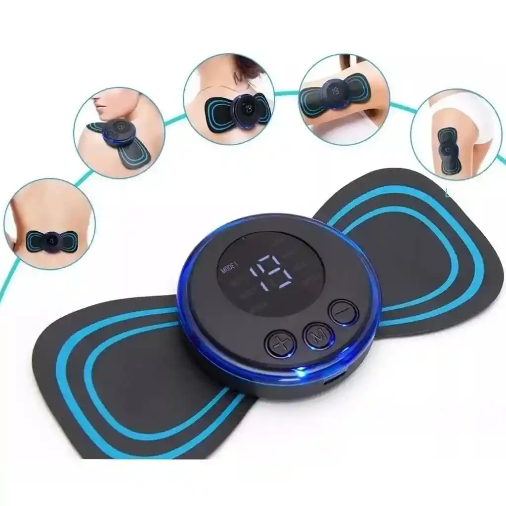 Masajeador Ems Smart Mini Parche Estimulador Gimnasia Cuello