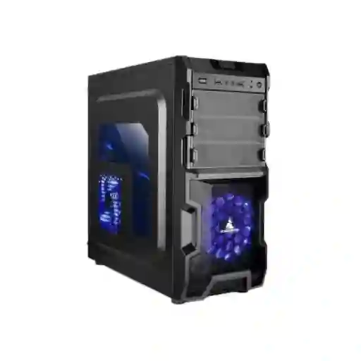 Caja Iceberg Gear V5 Plus Fuente Iceberg Ls450w Fan Azul