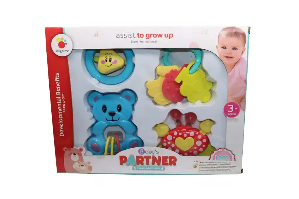 Sonajero Babys Partner X 4 Caja