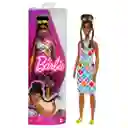 Muñeca Barbie Fashionista Morena N 210 Vestido Crochet