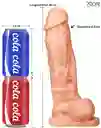 Dildo Realista Grande Consolador Silicona Medica 28cm Chupa