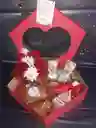 Caja Corazon Peluches Pareja Deliciosa Amor Y Amistad