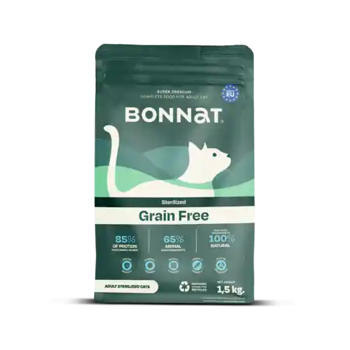 Bonnat Gato Esterilizado 1.5 Kg Bonnat Gato Castrado Bonnat Gatos Bonnat Para Gatos