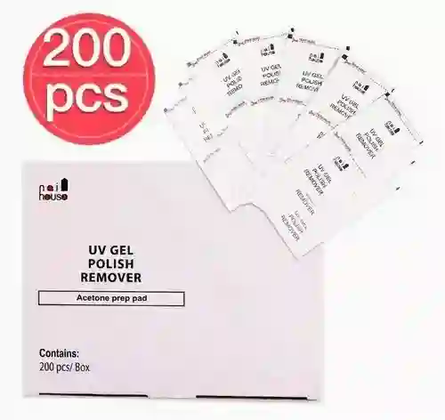 Gel Removedor De Esmalte De Uñas Caja X 200 Unidades
