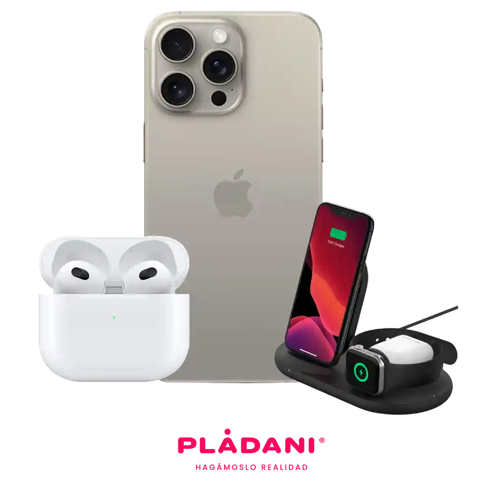 Combo Iphone 15 Pro Max 256gb – Airpods Serie 3