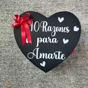 Caja Sorpresa Cancion 10 Razones Para Amarte De Martin Elias