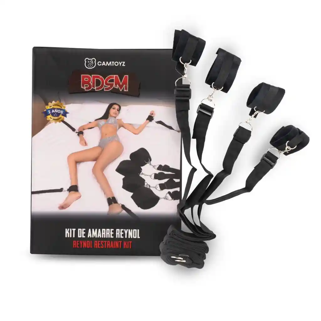 Bdsm Kit De Amarre Reynols Negro Camtoyz