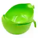 Colador Plástico Lavar Arroz Granos Frutas Verduras Alimento Verde 24x18x13cm