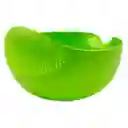 Colador Plástico Lavar Arroz Granos Frutas Verduras Alimento Verde 24x18x13cm