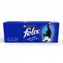 Felix Pouch 24 Uds Surtidos Caja Felix Gato Alimento Humedo