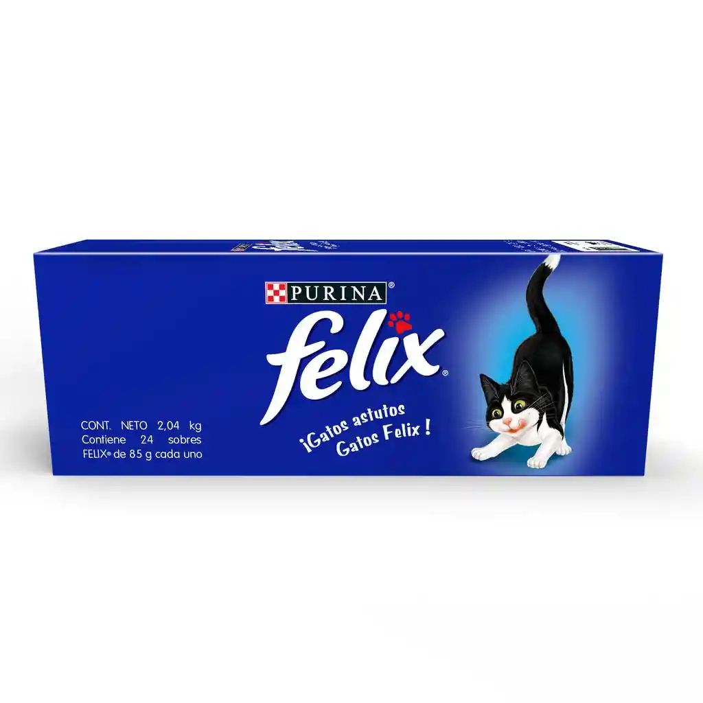 Felix Pouch 24 Uds Surtidos Caja Felix Gato Alimento Humedo