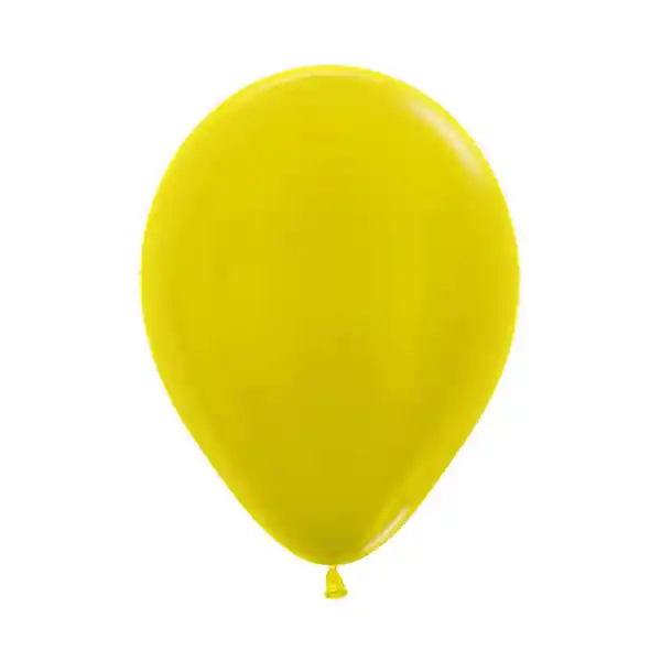 Globos Metal Amarillo R12 X 50 Unidades Sempertex