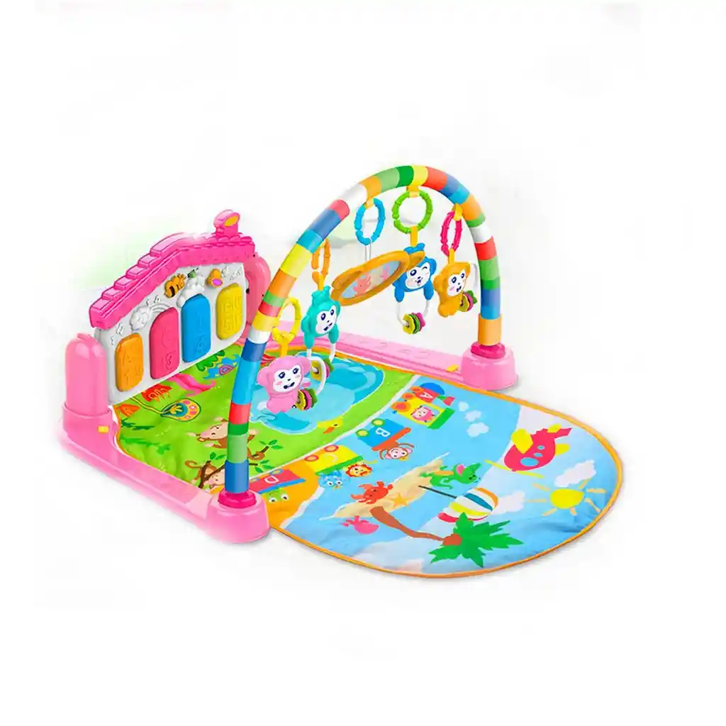 Gimnasio Piano Tapete Sonajero Musical Boogy Para Bebes