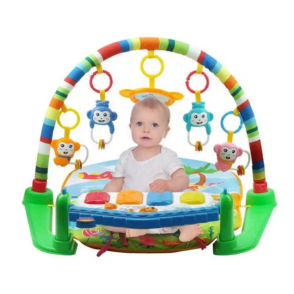 Gimnasio Piano Tapete Sonajero Musical Boogy Para Bebes