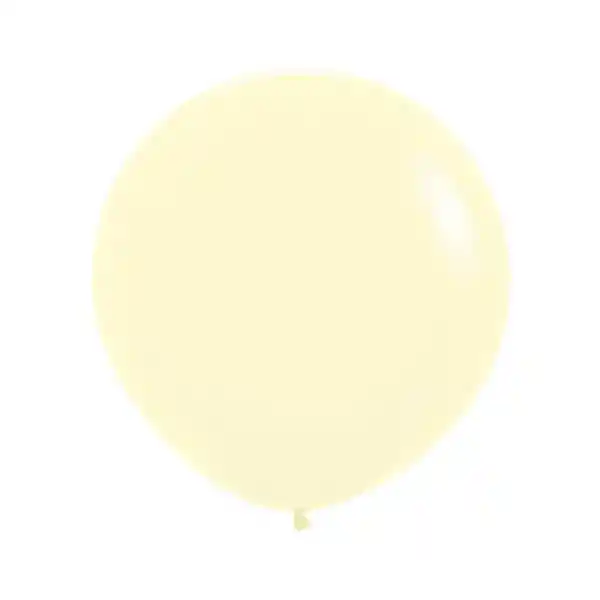 Globos Amarillo Pastel Mate R24 X 3 Unidades Sempertex