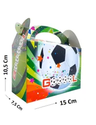 Caja Dulcera Para Sorpresa Fiesta Balon De Futbol X 6 Und