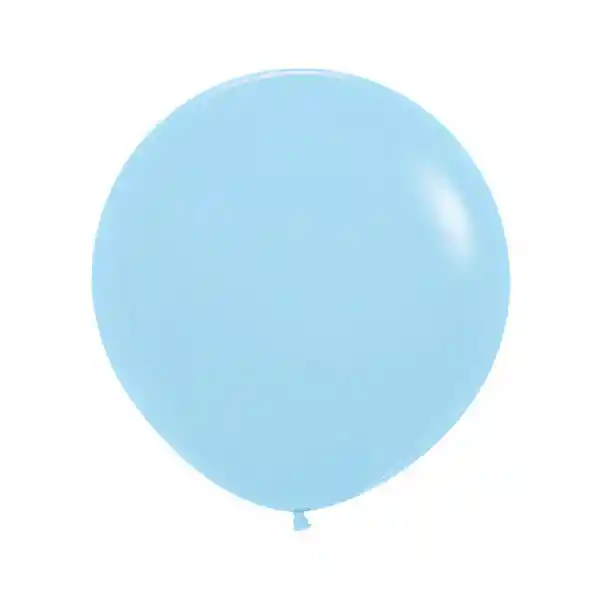 Globos Azul Pastel Mate R24 X 3 Unidades Sempertex