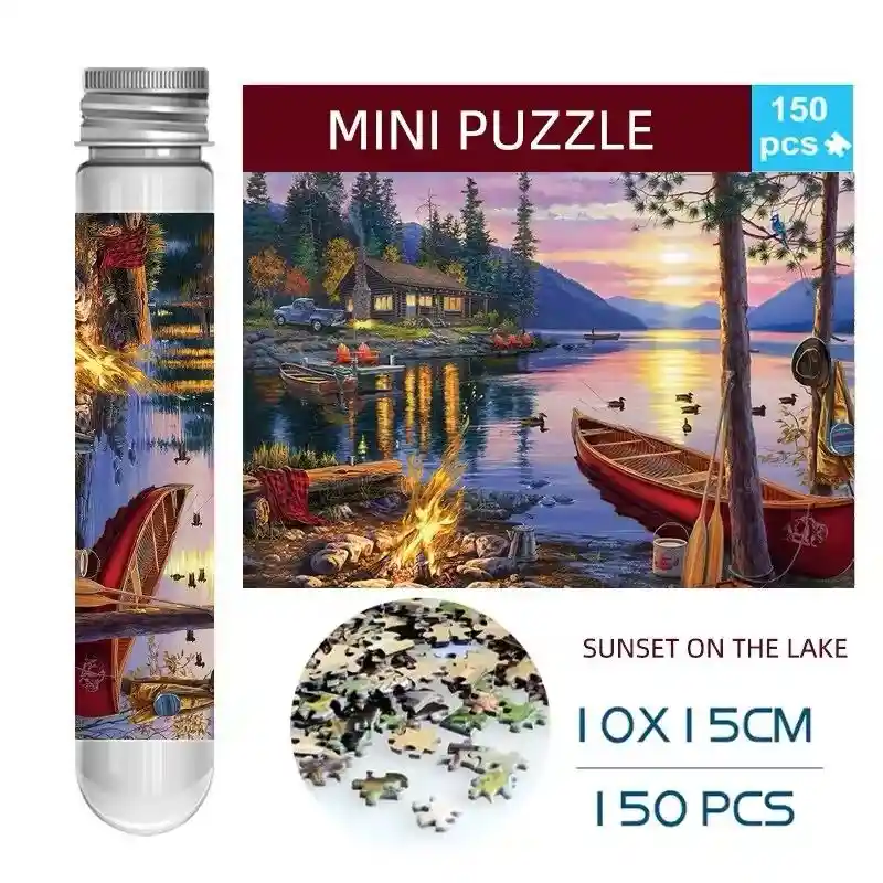 Mini Rompecabezas 150pcs Lake Sunset