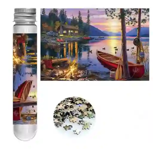 Mini Rompecabezas 150pcs Lake Sunset