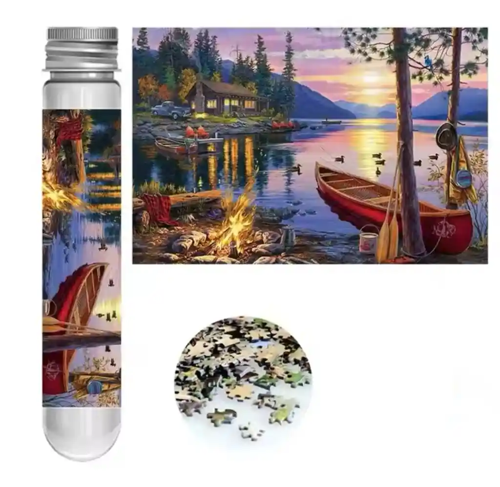 Mini Rompecabezas 150pcs Lake Sunset