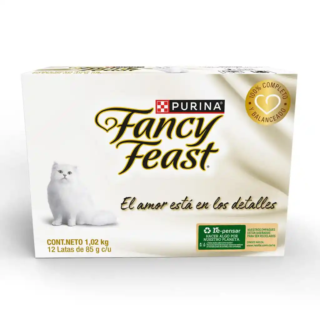 Alimento Húmedo Para Gato Fancy Feast Promo X 12 Uds Fancy Feast Fancy Feast 12 Uds