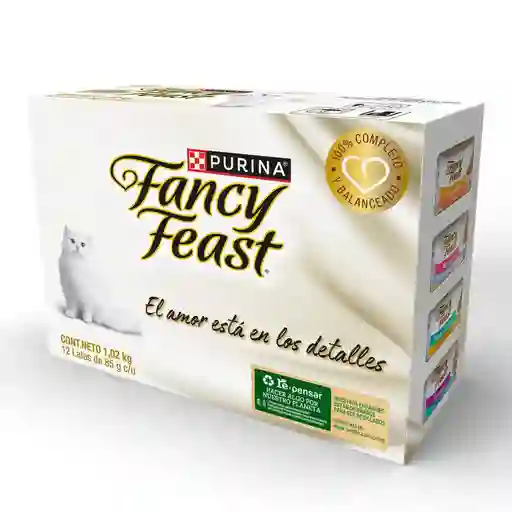 Alimento Húmedo Para Gato Fancy Feast Promo X 12 Uds Fancy Feast Fancy Feast 12 Uds