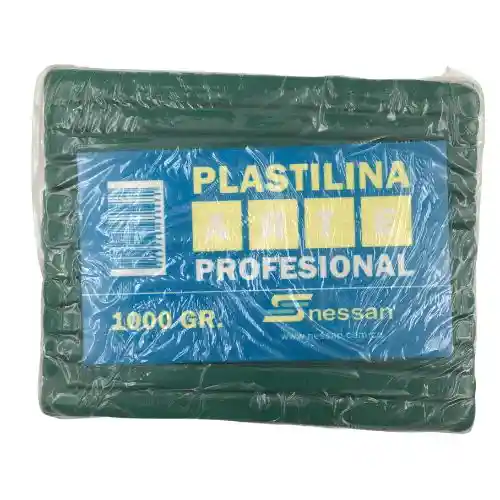 Nessan Plastilina Profesional - 1kl, Verde