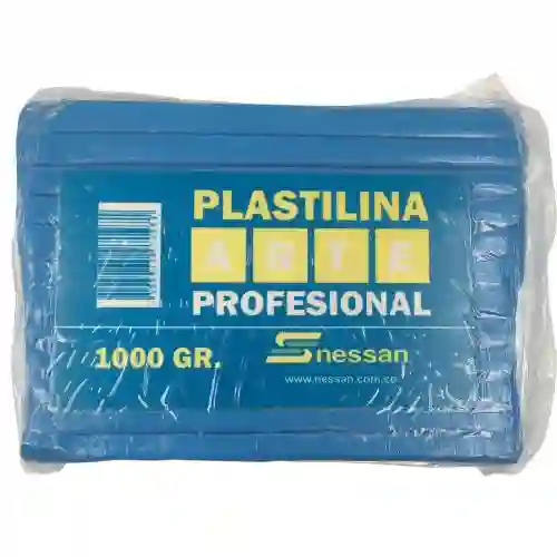 Nessan Plastilina Profesional - 1kl, Azul Claro