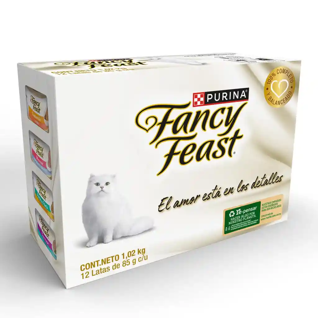 Fancy Feast X 12 Uds Fancy Feast Para Gato X 12 Uds Fancy Feast