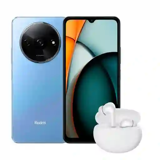 Celular Xiaomi Redmi A3, 64gb / 3gb, Azul + Buds 4 Active Wht