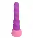 Consolador Unicornio Silicona Medica, Dildo Chupa Webcam, Color Morado