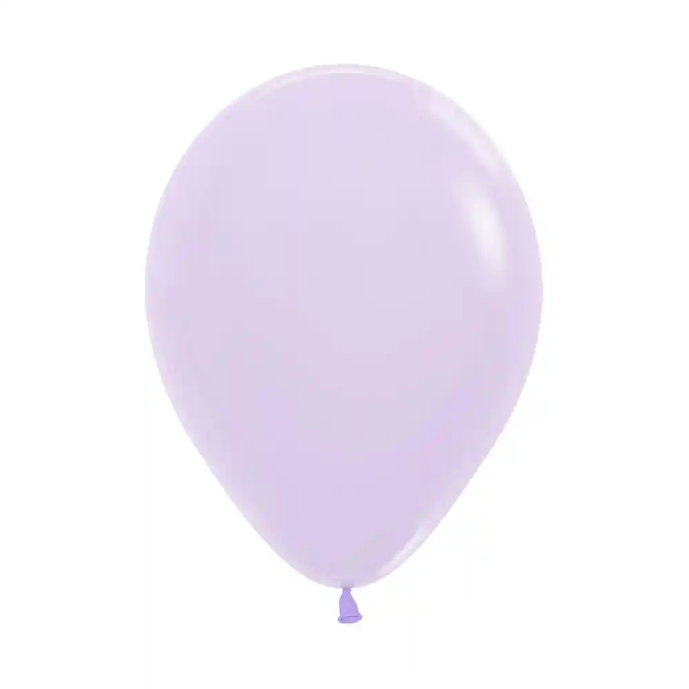 Globos Lila Pastel Mate R9 X 50 Unidades Sempertex