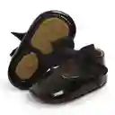 Zapatos Suela Blanda Para Bebes Zapatilla Para Niñas Negra 6-12m