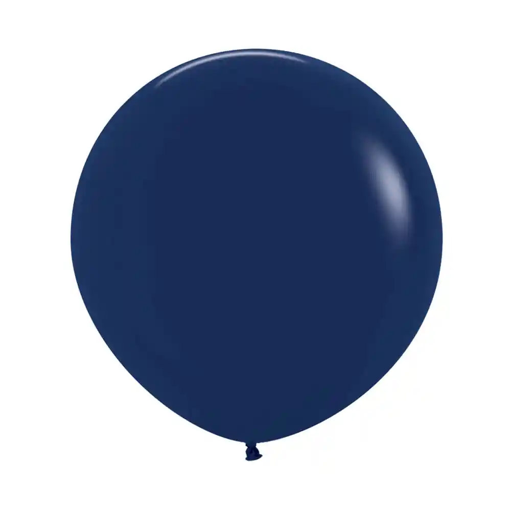 Globos Azul Naval Fashion R18 X 6 Unidades Sempertex