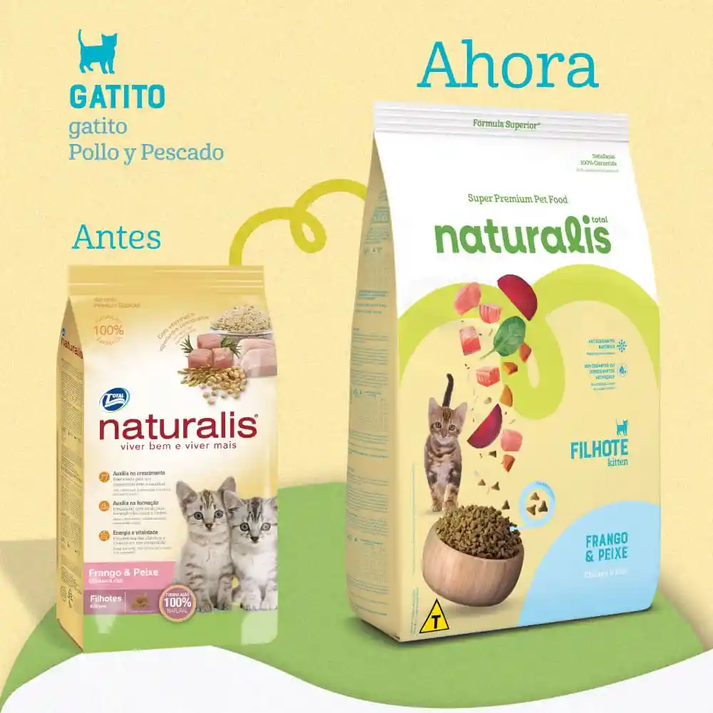 Naturalis Felino Filhotes Pollo Y Pez 1.5kg