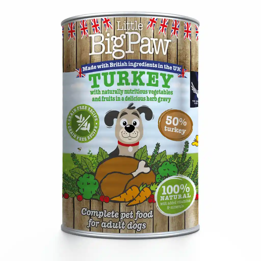 Little Big Paw Canino Turkey Cramberries Brocoli 390 Gr