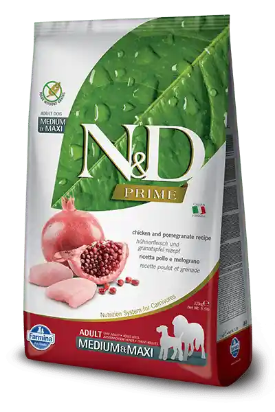 N&d Prime Perro Adulto Mediano Pollo 2.5kg