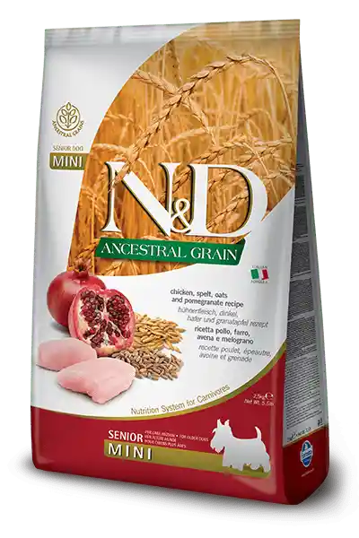 N&d Ancestral Perro Senior Mini Pollo 2.5kg