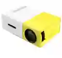 Mini Proyector Led Video Beam Yg300 Hdmi Usb Av 600 Lumenes